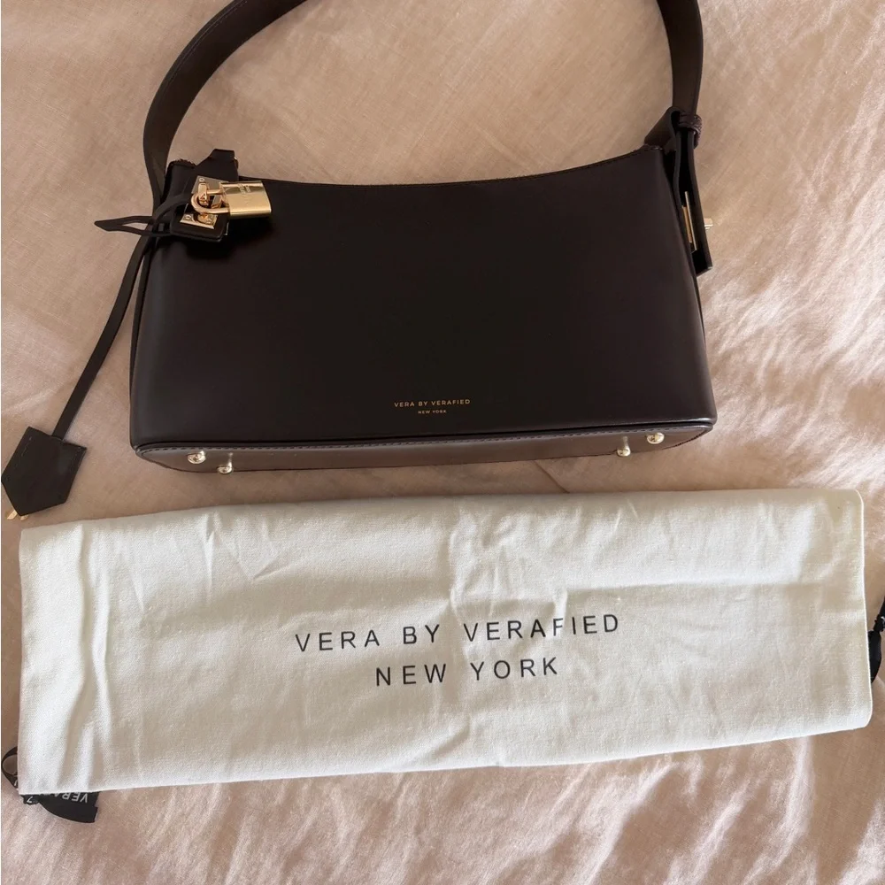 Verafied Gold Chocolate Hobo Bag - Picture 6 of 10